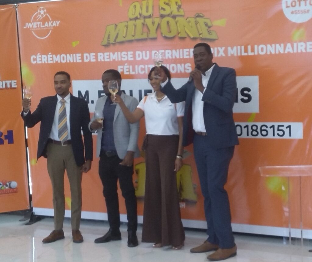 20250711_103906-1024x860 Natcom clôture en beauté la promotion « Nou Se Milyonè » avec Exalien LORVENS comme dernier lauréat millionnaire